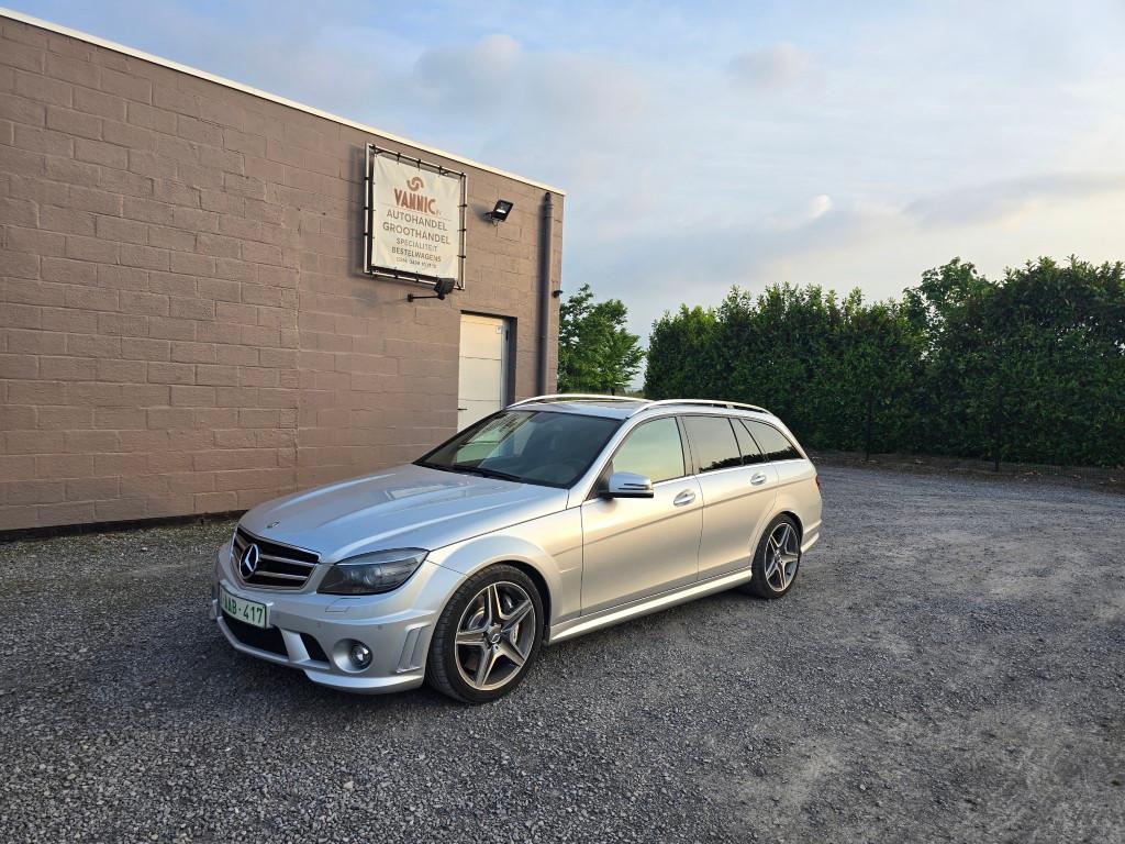C63 AMG , 6.2 V8 , 476pk , lichte vracht !!, Auto's, Mercedes-Benz, Bedrijf, Te koop, C-Klasse, Keyless entry, Benzine, Break