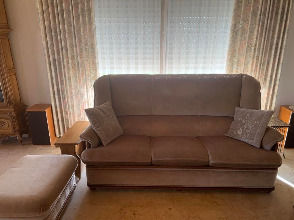 Zetels in stof in heel goede staat, Ophalen, Gebruikt, 200 tot 250 cm, Vierpersoons of meer