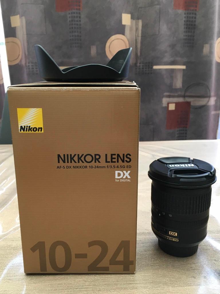 Nikkor AF-S DX 10-24.mm f/3.5-4.5 G ED, Enlèvement ou Envoi, Comme neuf, Objectif grand angle, Zoom