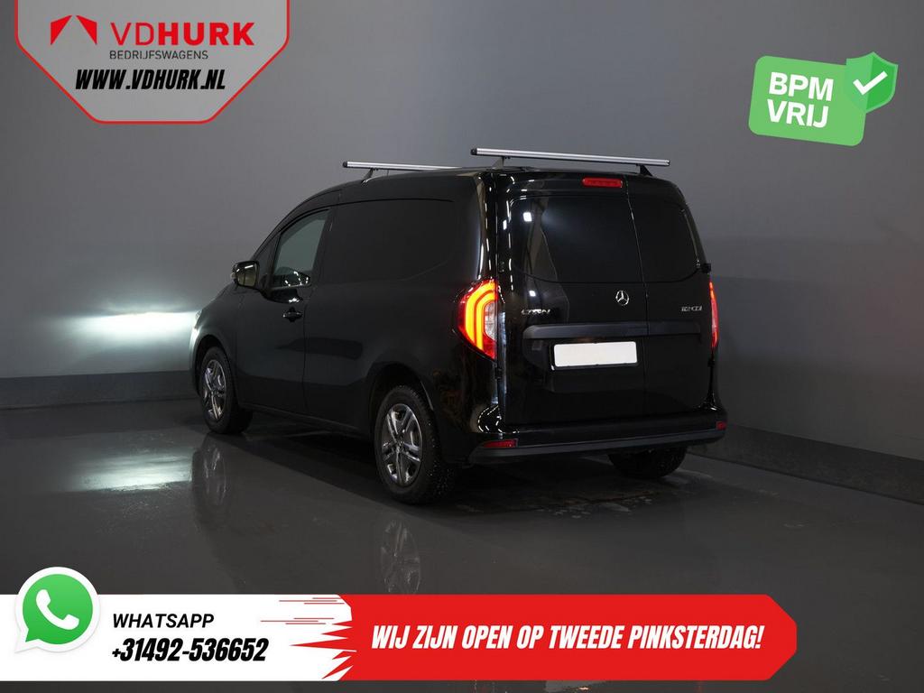 Mercedes-Benz Citan 112 CDI Aut. 3 Pers./ LED/ Stoelverw./ C, Automaat, Zwart, Mercedes-Benz, Diesel