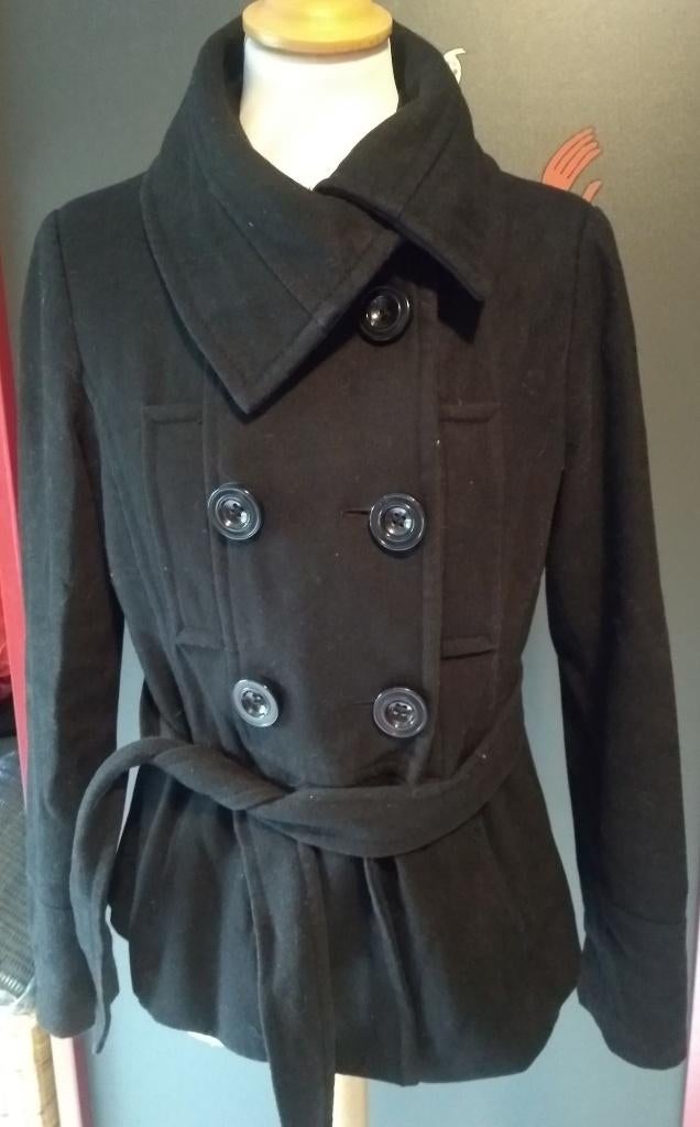 dames winter jas ZARA Basic maat M, Zara Basic, Enlèvement ou Envoi, Taille 38/40 (M), Noir