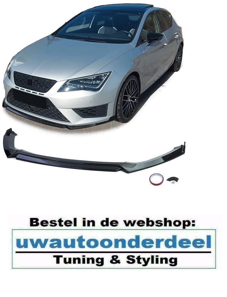 Cupra Spoiler Voorspoiler Glans Zwart Voor Seat Leon 5F, Envoi