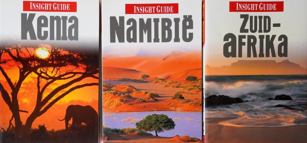 INSIDE GUIDES KENIA - NAMIBIE - ZUID AFRIKA, Boeken, Overige merken, Afrika, Ophalen of Verzenden, Zo goed als nieuw