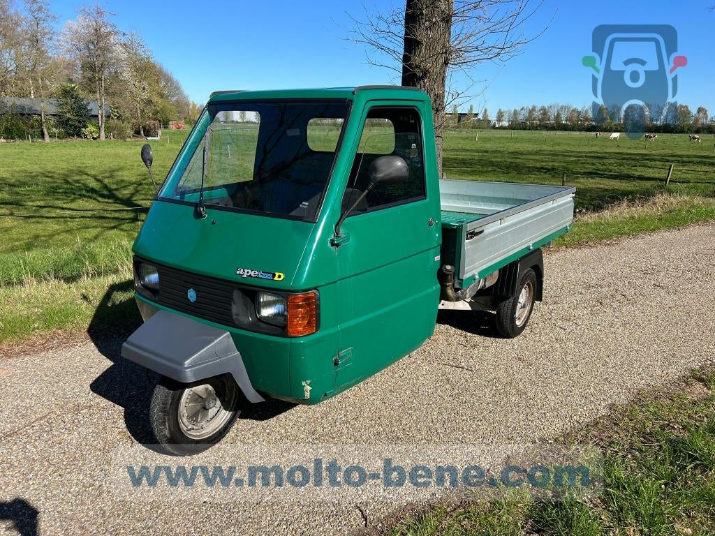 Piaggio Ape TM Diesel Tuktuk Driewieler Vespa Foodtruck 50, Motoren, Handgeschakeld, 1 cilinder, Minimaal motorrijbewijs A1, 422 cc