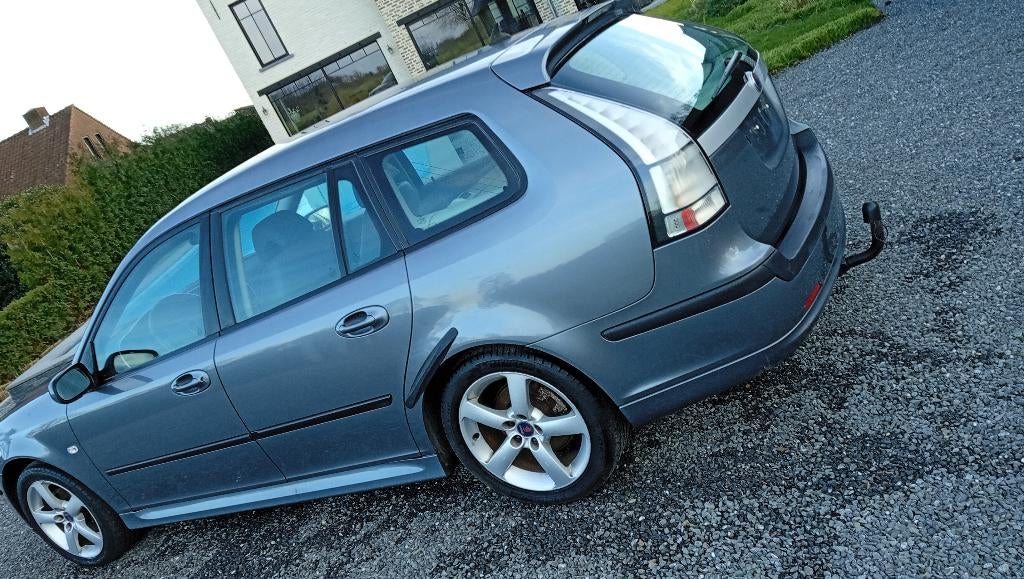 Saab 9-3 break. , 1.9 d, 2008 ,,169000 km ,full option, Auto's, Saab, Leder, Bedrijf, Te koop, Saab 9-3