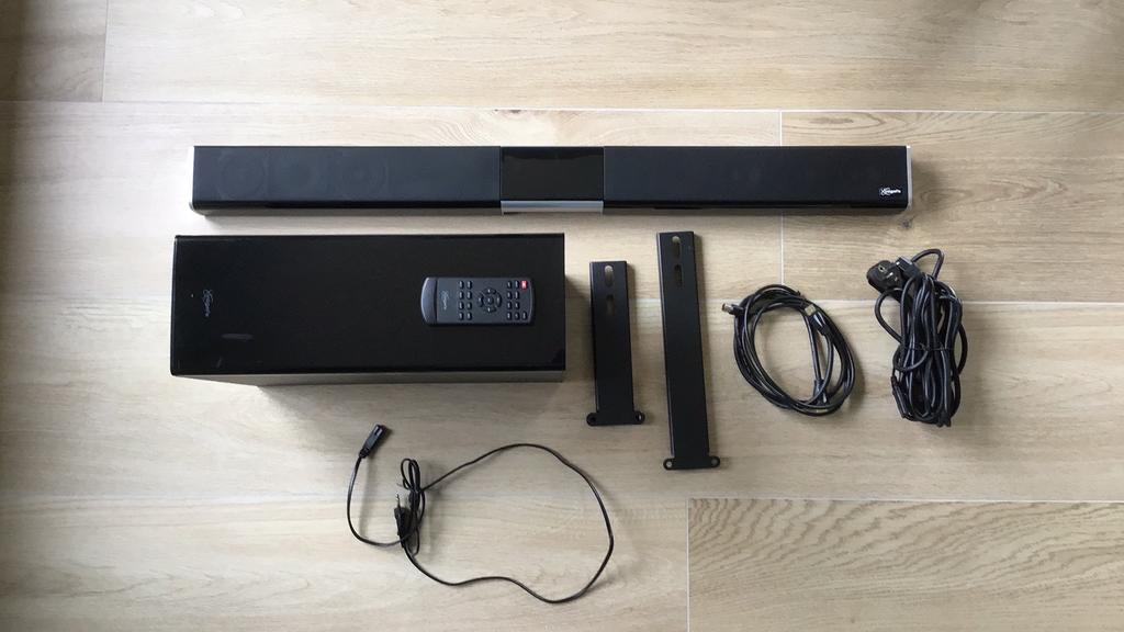 Sauna bar Vogel's + caisson de basse, TV, Hi-fi & Vidéo, Barres de son, Enlèvement, Comme neuf