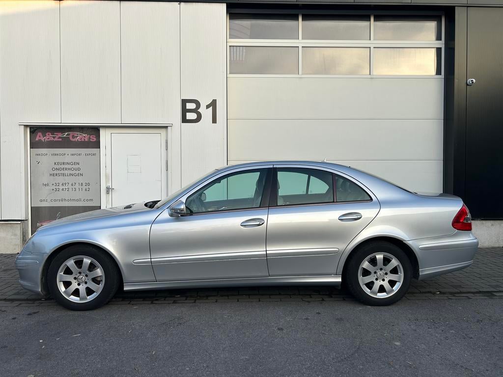 Mercedes E200CDI in goede staat, Autos, Mercedes-Benz, Cuir, Argent ou Gris, Achat, Beige