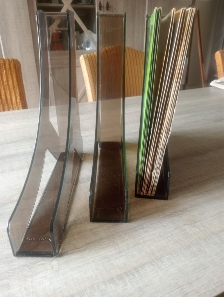 Porte-disques vinyles vintage (voir descriptif), Enlèvement ou Envoi, Comme neuf, 12 pouces