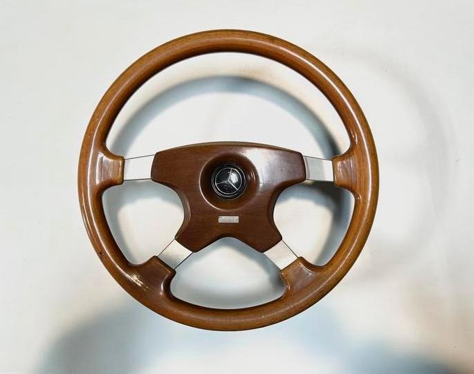 Origineel MOMO houten stuur Mercedes 1985, Ophalen, Gebruikt, Mercedes-Benz