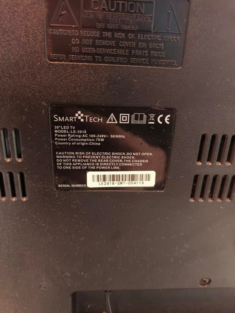 Téléviseur LED 39 pouces - Technologie intelligente - Foncti, Autres marques, LED, Enlèvement ou Envoi, HD Ready (720p)