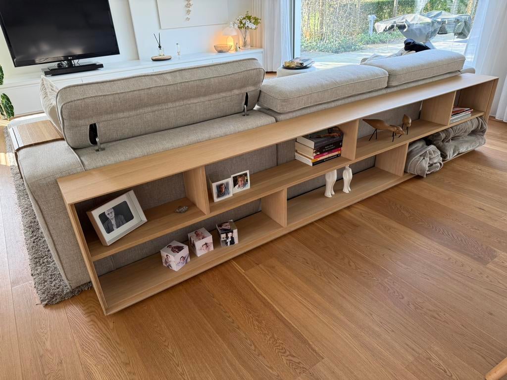 Eiken tussenkast/wandkast, Ophalen