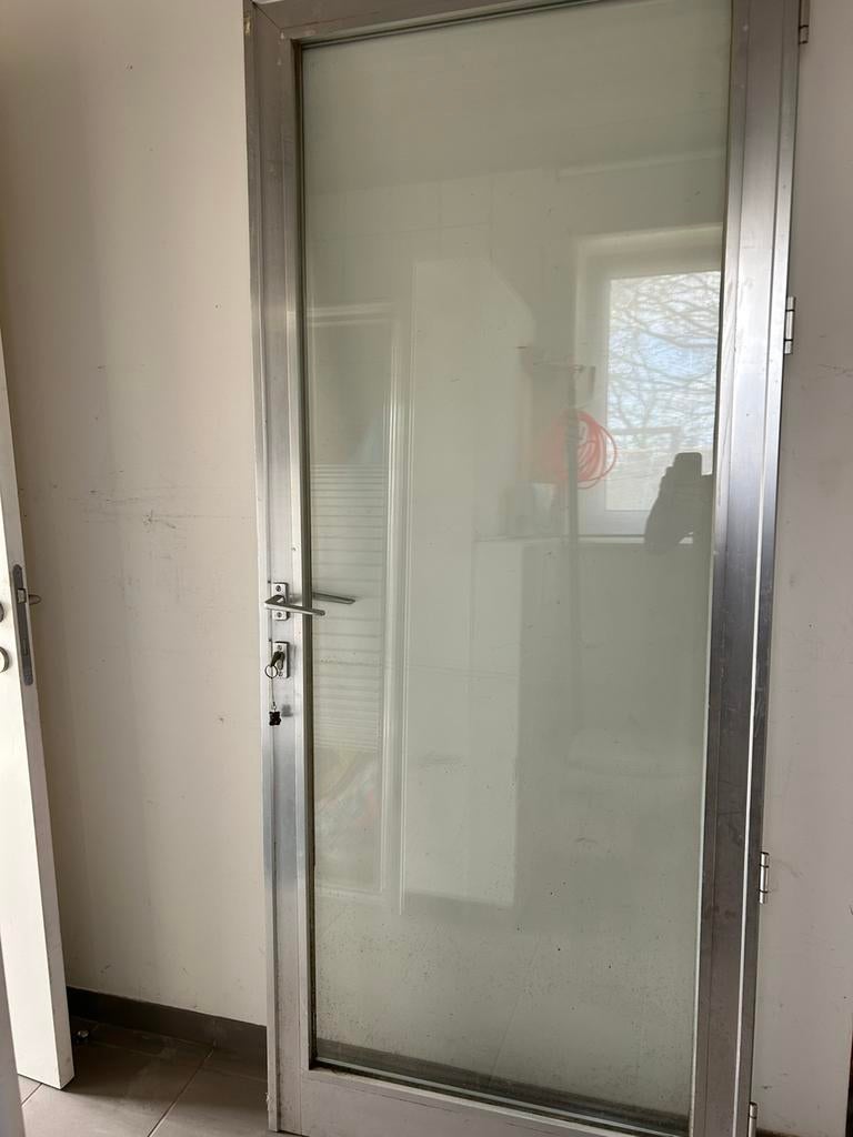 Aluminium Deur, Ophalen, Gebruikt, Aluminium
