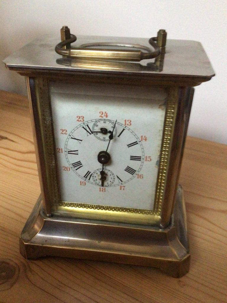 Très jolie pendulette d’officier des années 1900, Antiquités & Art, Antiquités | Horloges, Enlèvement