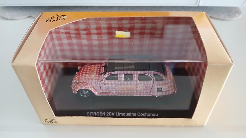 Tour de France Citroën 2CV Limousine Cochonou ( RARE ), Hobby & Loisirs créatifs, Voitures miniatures | 1:43, Enlèvement ou Envoi
