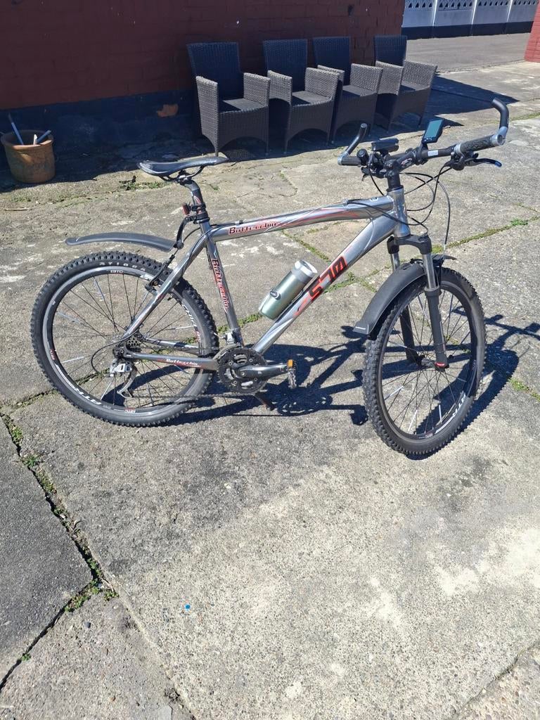 Mountainbike aluminium topper, Ophalen