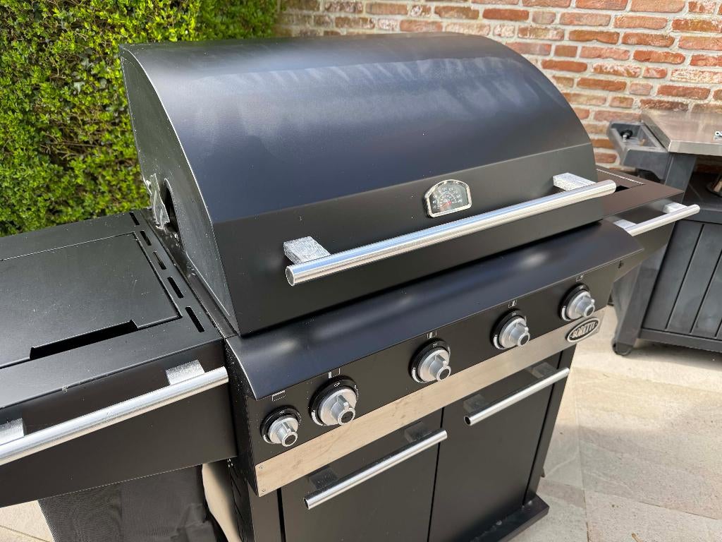 Hybride Barbecue Boretti (Gas/houtskool), Enlèvement, Comme neuf, Boretti