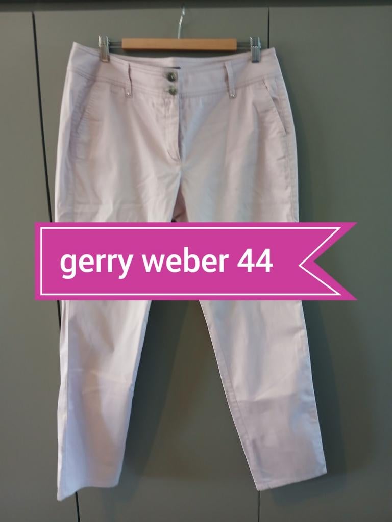 Pantalon d'été rose clair de Gerry Weber 44., Taille 42/44 (L), Rose, Comme neuf, Longs