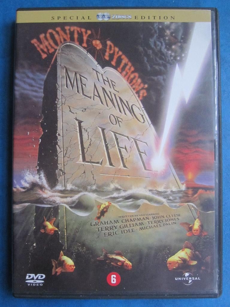 Monty Python - The Meaning of Life (1983) 2 disc, Ophalen of Verzenden, Zo goed als nieuw, Vanaf 6 jaar, Boxset