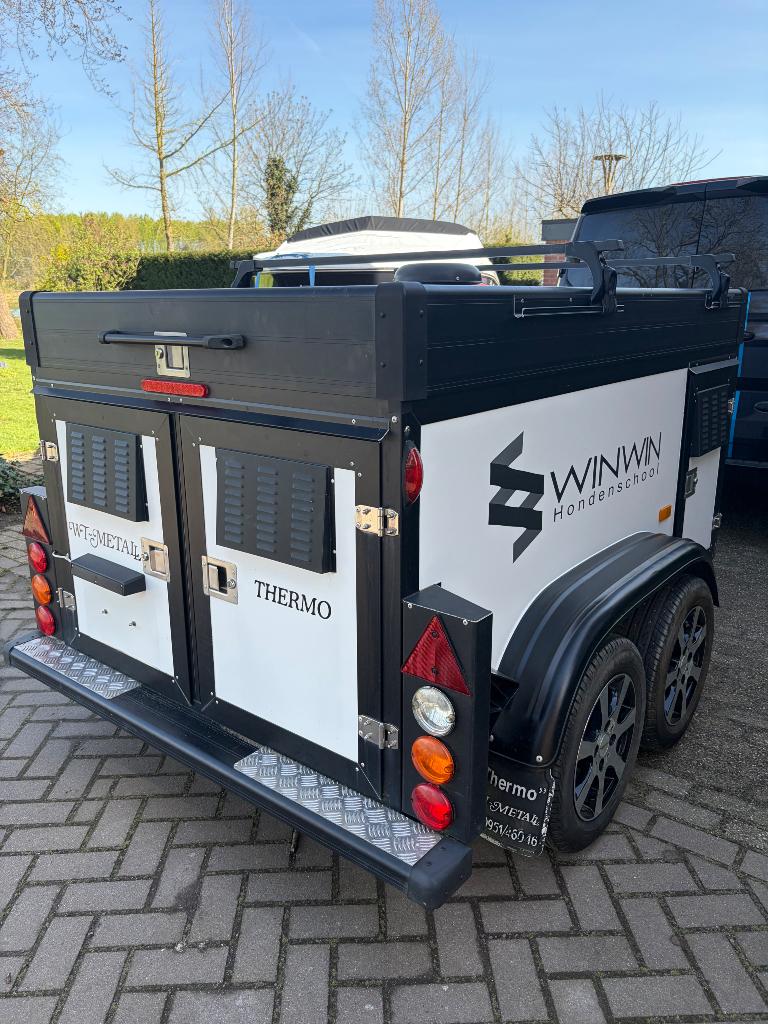 4 Vaks tandemasser WT-Metall Black & White + alu velgen, Dieren en Toebehoren, Transportboxen, Zo goed als nieuw, Ophalen