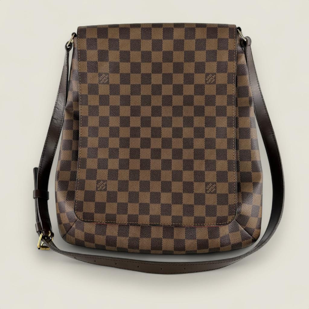 Louis Vuitton Musette Salsa Damier Ebene, Ophalen of Verzenden, Gebruikt, Bruin, Overige merken