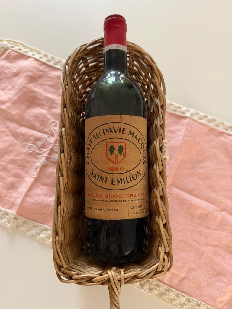 Lot d’une bouteille de vins de Bordeaux, Pleine, Comme neuf, Enlèvement, Vin rouge