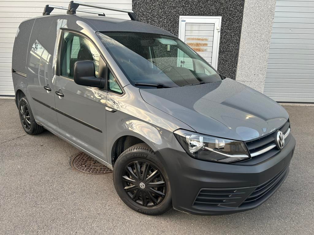 Volkswagen caddy 1.0benzine/ lichte vracht/airco/ 1j garanti, Autos, Achat, Entreprise, 2 places, Noir