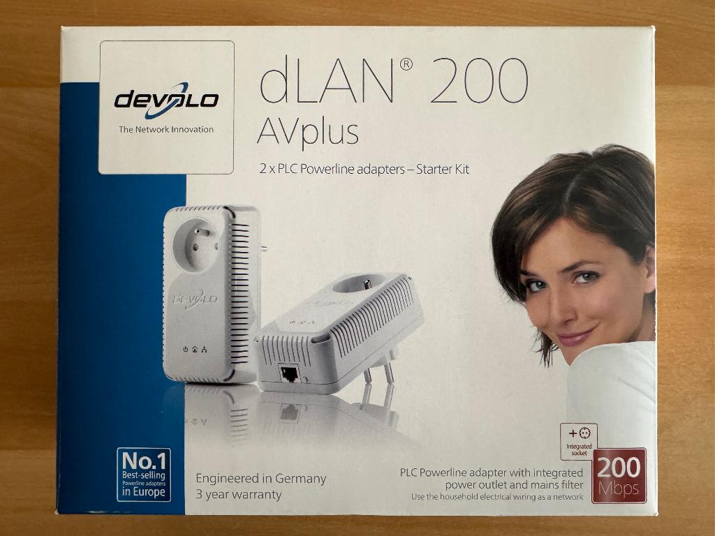 Devolo dLAN 200 AVplus Starter Kit, Computers en Software, Powerlines, Ophalen of Verzenden, Gebruikt, Devolo