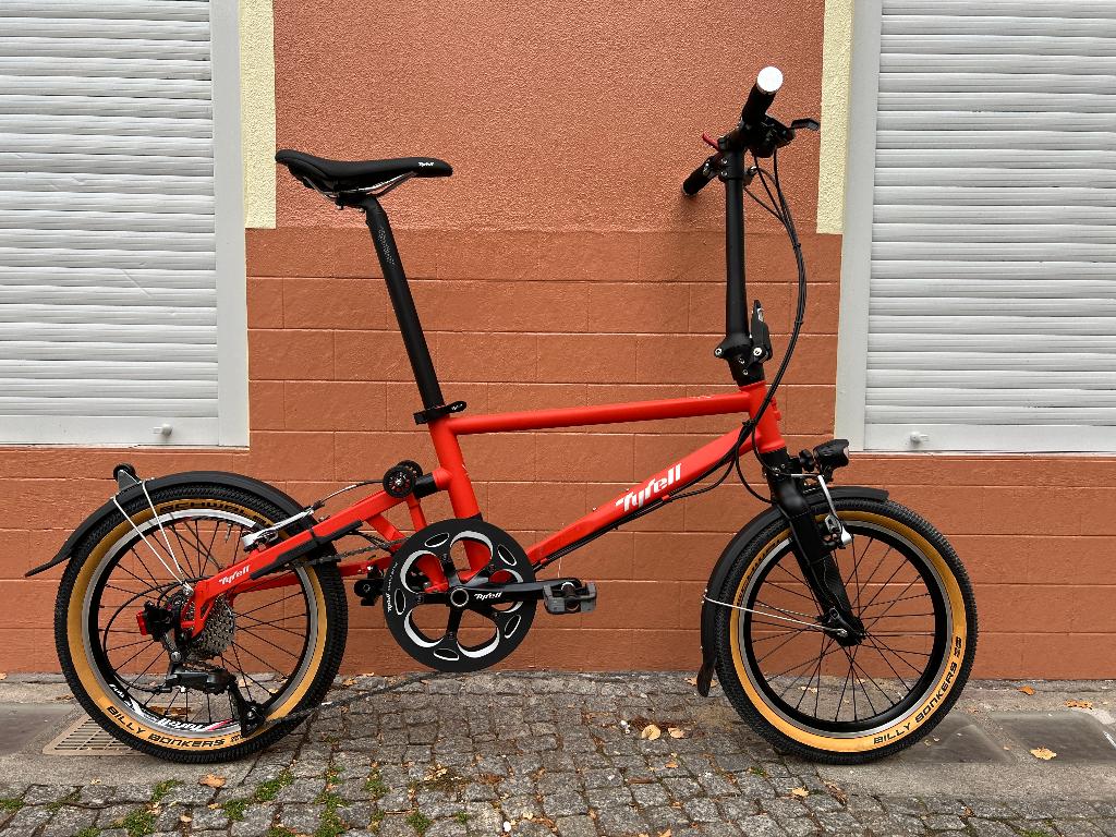 tyrell ive faltrad klapprad - japan, Fietsen en Brommers, Fietsen | Vouwfietsen, Overige merken, Verzenden, 16 tot 18 inch, Versnellingen