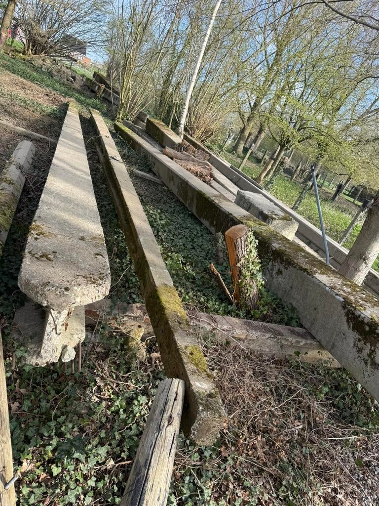 Gewapend betonnen palen, Tuin en Terras, Ophalen, Zo goed als nieuw, Palen