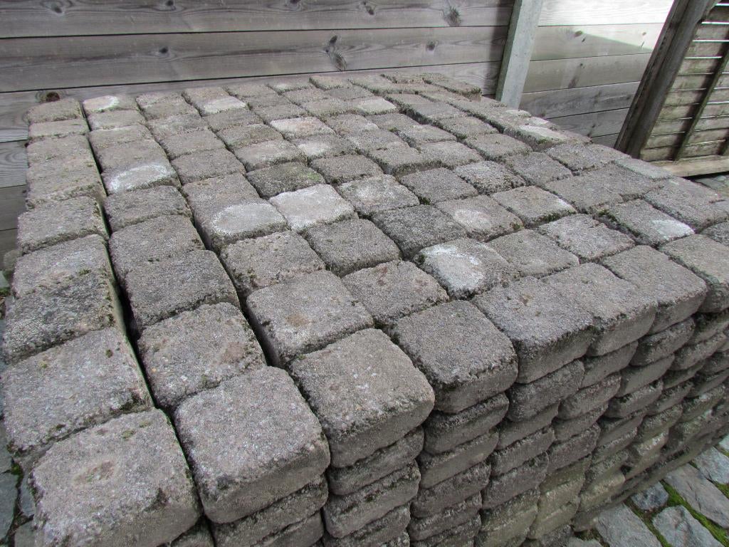 gratis gebruikte betonklinkers 11x11cm, Béton, Enlèvement, Utilisé, 5 à 10 m²