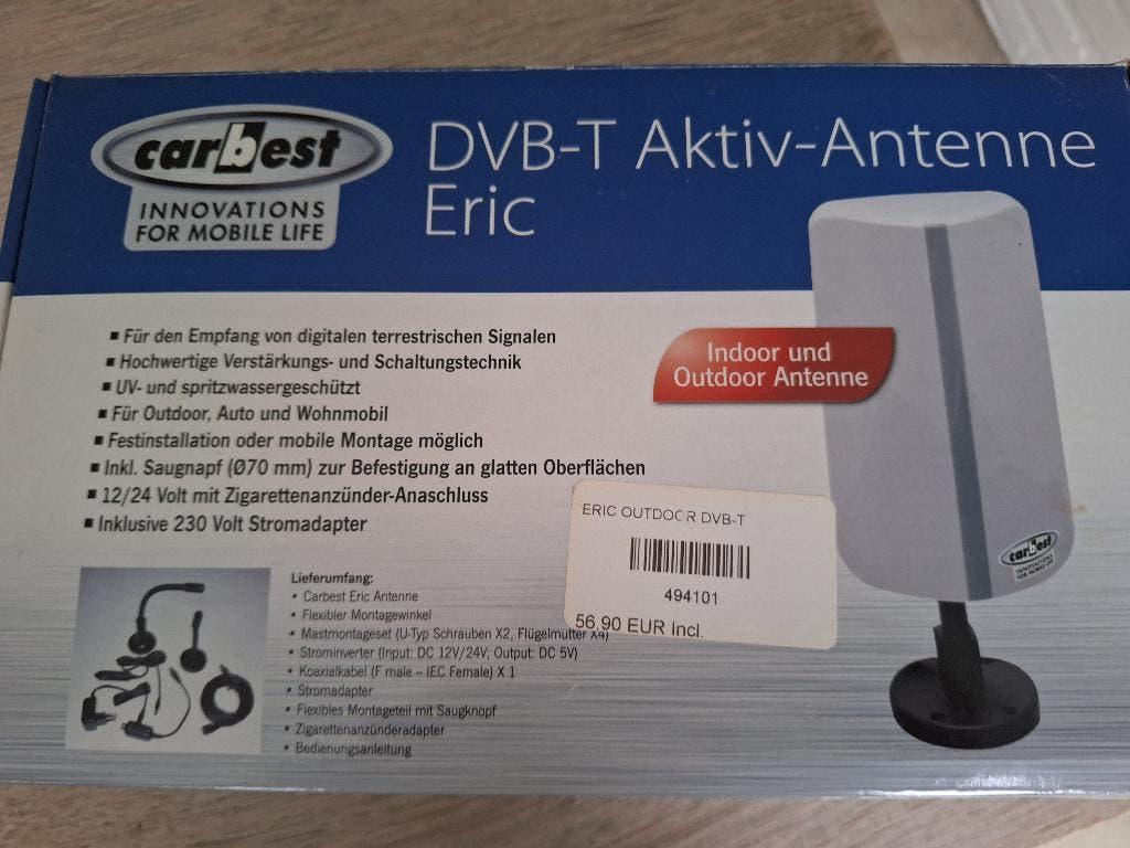 DVB-T actieve antenne 'Eric', Caravans en Kamperen, Mobilhome-accessoires, Zo goed als nieuw, Ophalen