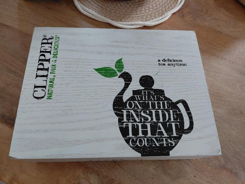 Nieuwe CLIPPER Theedoos 12 vaks, Ophalen of Verzenden, Nieuw