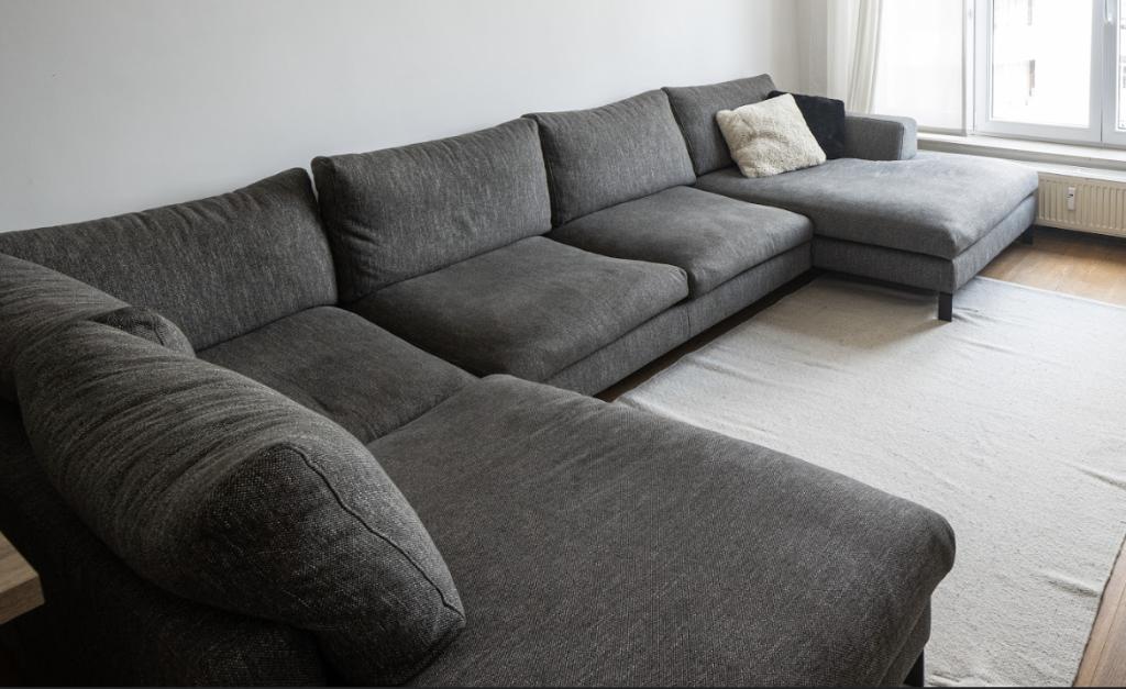 Zeer ruime U-Zetel van hoge kwaliteit., Huis en Inrichting, Ophalen, Hoekbank, 300 cm of meer, Zo goed als nieuw