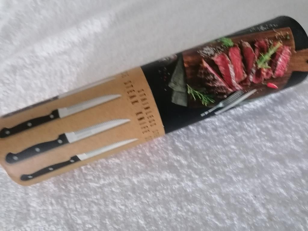 steakmessen, Verzenden, Nieuw, Inox of Chroom, Los bestek