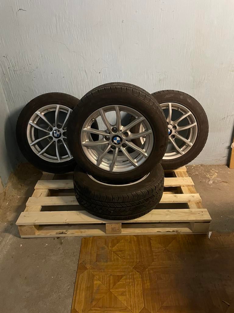 5x120 bmw velgen met banden alseason, Ophalen