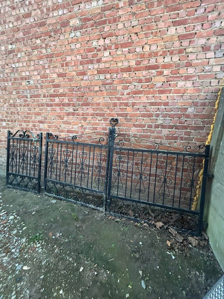 Ijzeren poort tuinhek landelijk, Comme neuf, Enlèvement, Fer, Porte du jardin