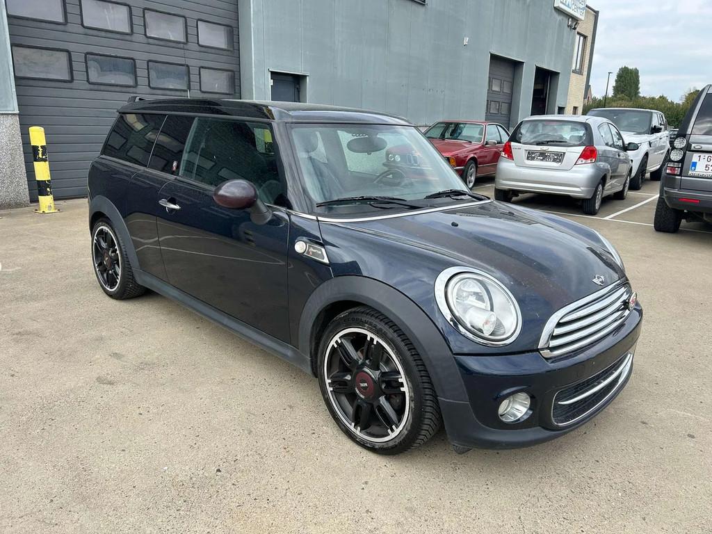 MINI Clubman Cooper D 50 jaar hampton uitvoering zie foto's, Auto's, Mini, Euro 5, Gebruikt, 4 cilinders, Zwart