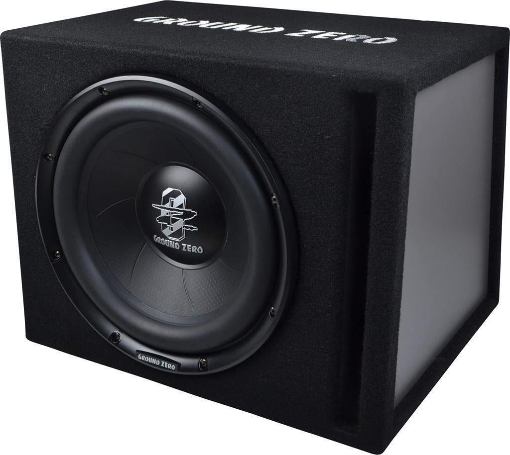 Ground Zero actieve 12 Inch subwoofer 300 Watt, Ophalen of Verzenden, Nieuw
