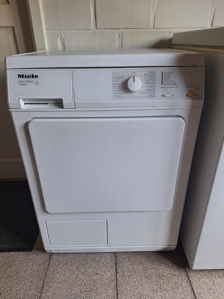 Miele droogkast, Elektronische apparatuur, Droogkasten, Ophalen, 6 tot 8 kg, Zo goed als nieuw, Voorlader