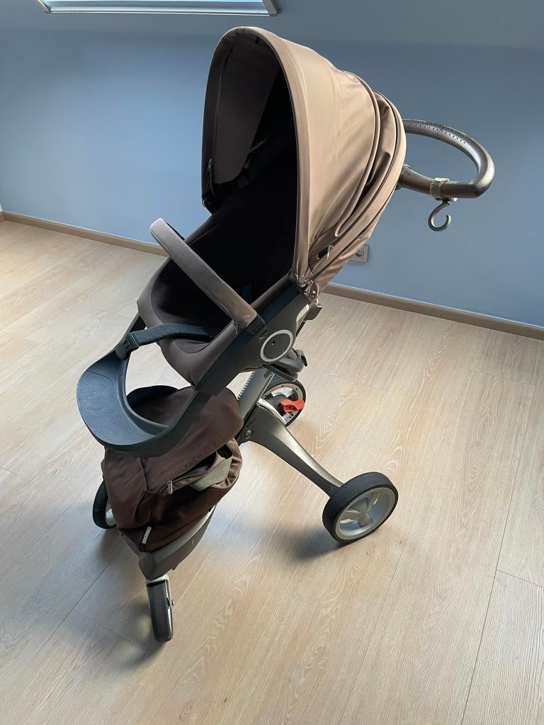 Stokke Xplory + regenhoes, Kinderen en Baby's, Gebruikt, Verstelbare duwstang, Combiwagen, Ophalen