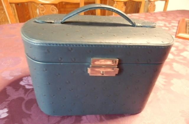 (1) -boite a bijou verte, Met slot, Ophalen of Verzenden, Zo goed als nieuw, Hardcase