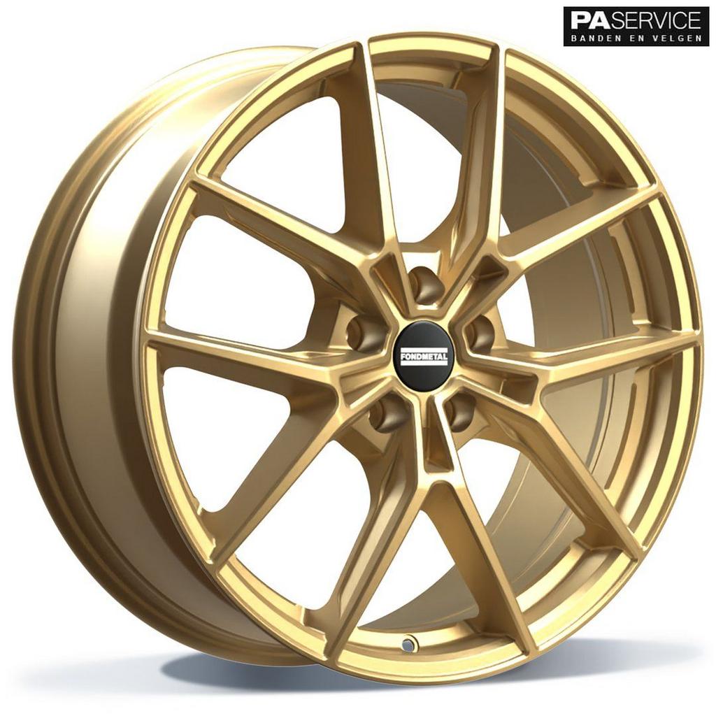 Nw 19 inch Matt Gold Fondmetal Breedset voor BMW 3 G20 G21, Auto-onderdelen, Banden en Velgen, 19 inch, Velg(en), -, -