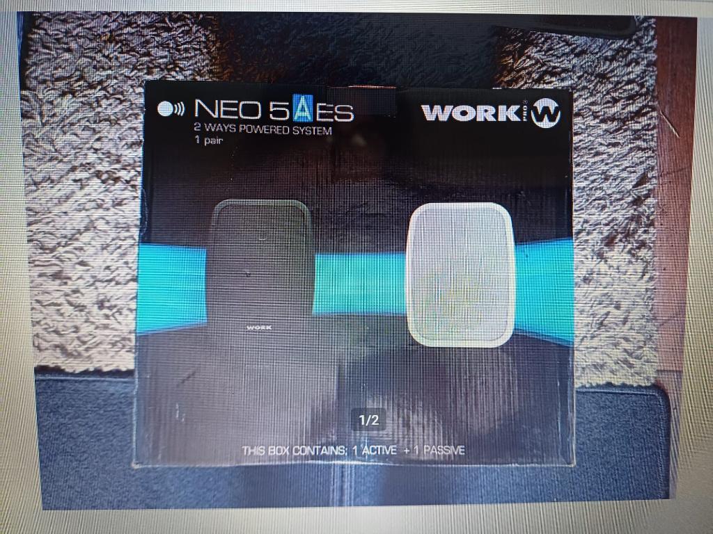 WORK NEO 5A ES SPEAKERS WIT NIEUW IN DE DOOS 75€, Ophalen of Verzenden, Nieuw, Overige merken
