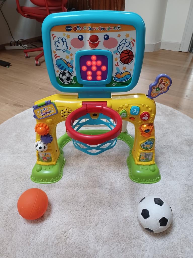 Scoor en goal - Vtech - basketring en voetbalgoal peuters, Ophalen