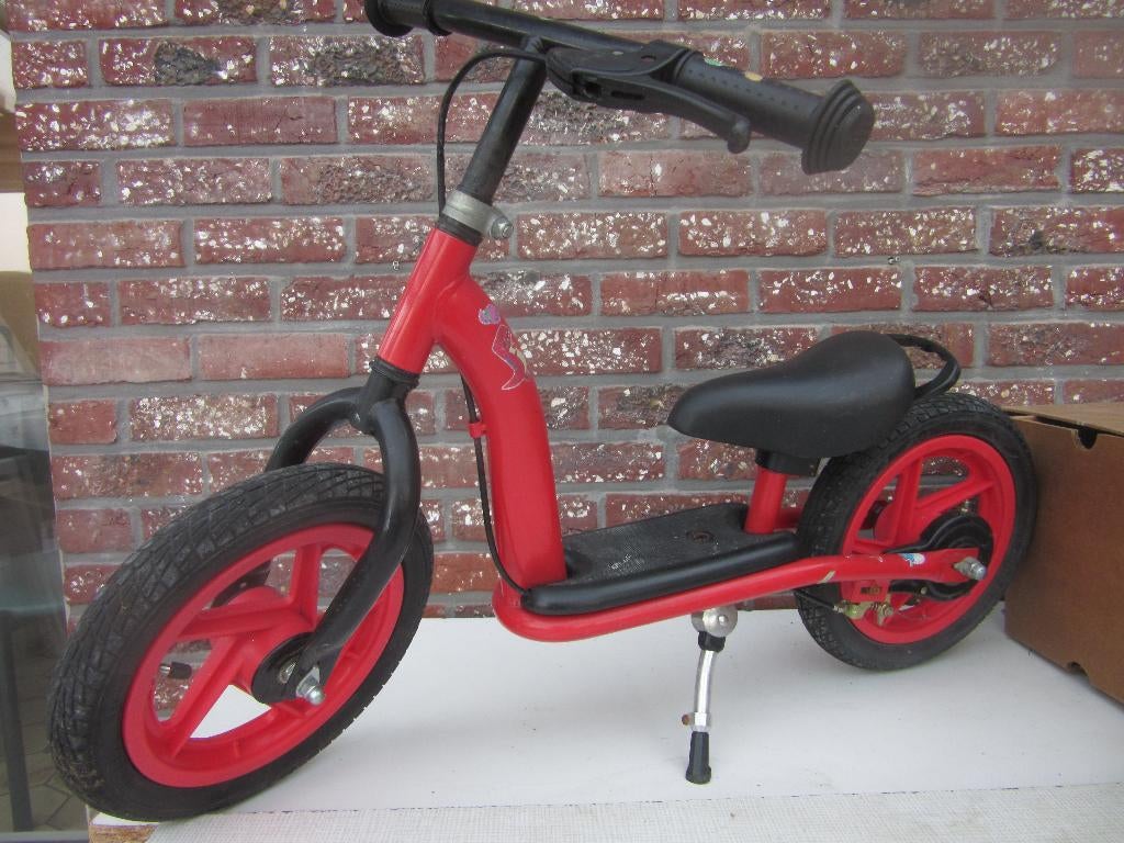 Loopfiets met luchtbanden, rem en steun, Ophalen, Loopfiets