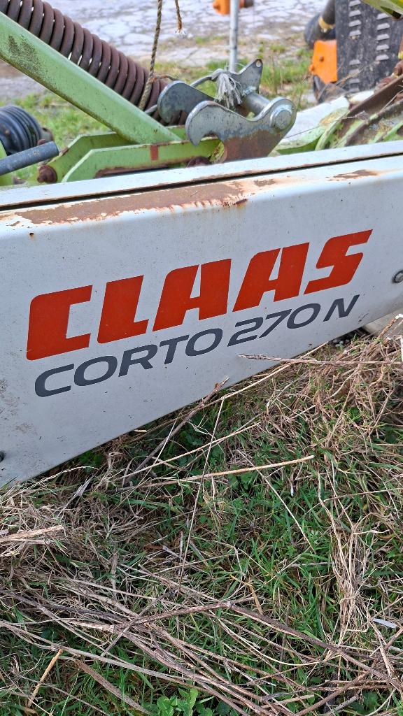 Faucheuse CLAAS CORTO 270 N et Andaineur STOLL R655 DS, Enlèvement, Cultures, Agricole