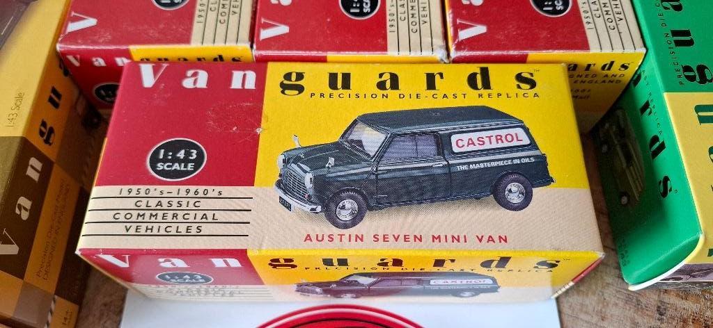 MINI Van Mk1 Austin CASTROL Oils 1/43 VANGUARDS Neuf + Box, Ophalen of Verzenden, Nieuw, Auto, Vanguards