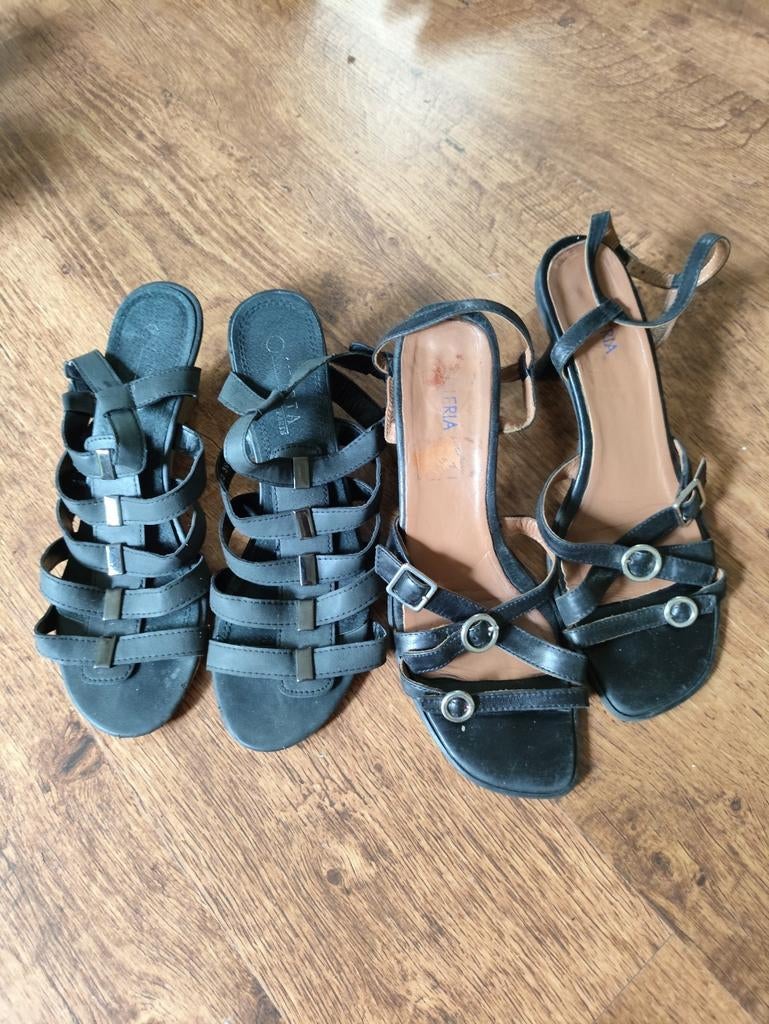 Sandalen maat 39 in goede staat, Ophalen, Gedragen