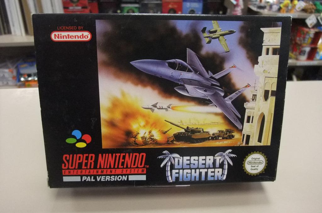 Desert Fighter (cib) ukv snes, Games en Spelcomputers, Games | Nintendo Super NES, Nintendo, Gebruikt, Shooter, 1 speler