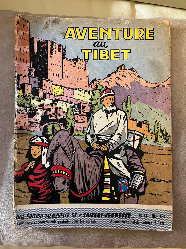 Aventure au Tibet - Samedi Jeunesse - 1960, Livres, BD